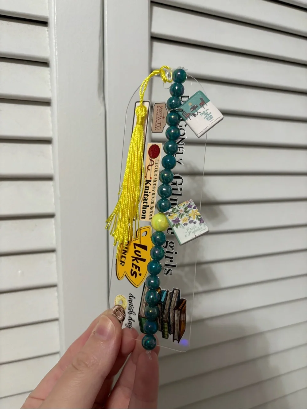 Tv show fandom vibes handcrafted bookmark by me